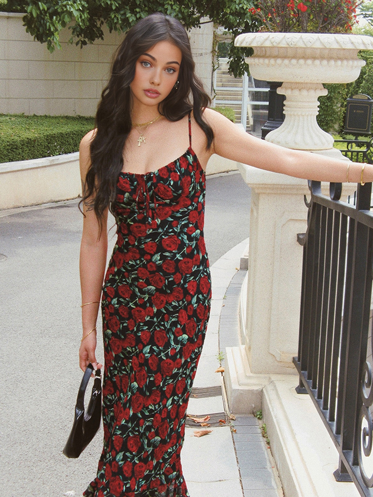 Amara - Bulgarian Roses Cami Dress