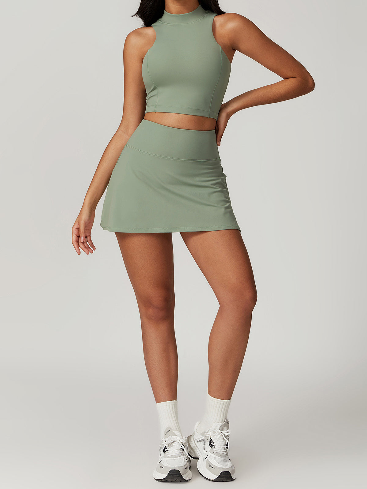 Slim Fit Active Mini Skirt