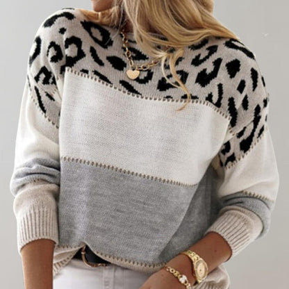 Cheyenne - Casual jumper with leo design