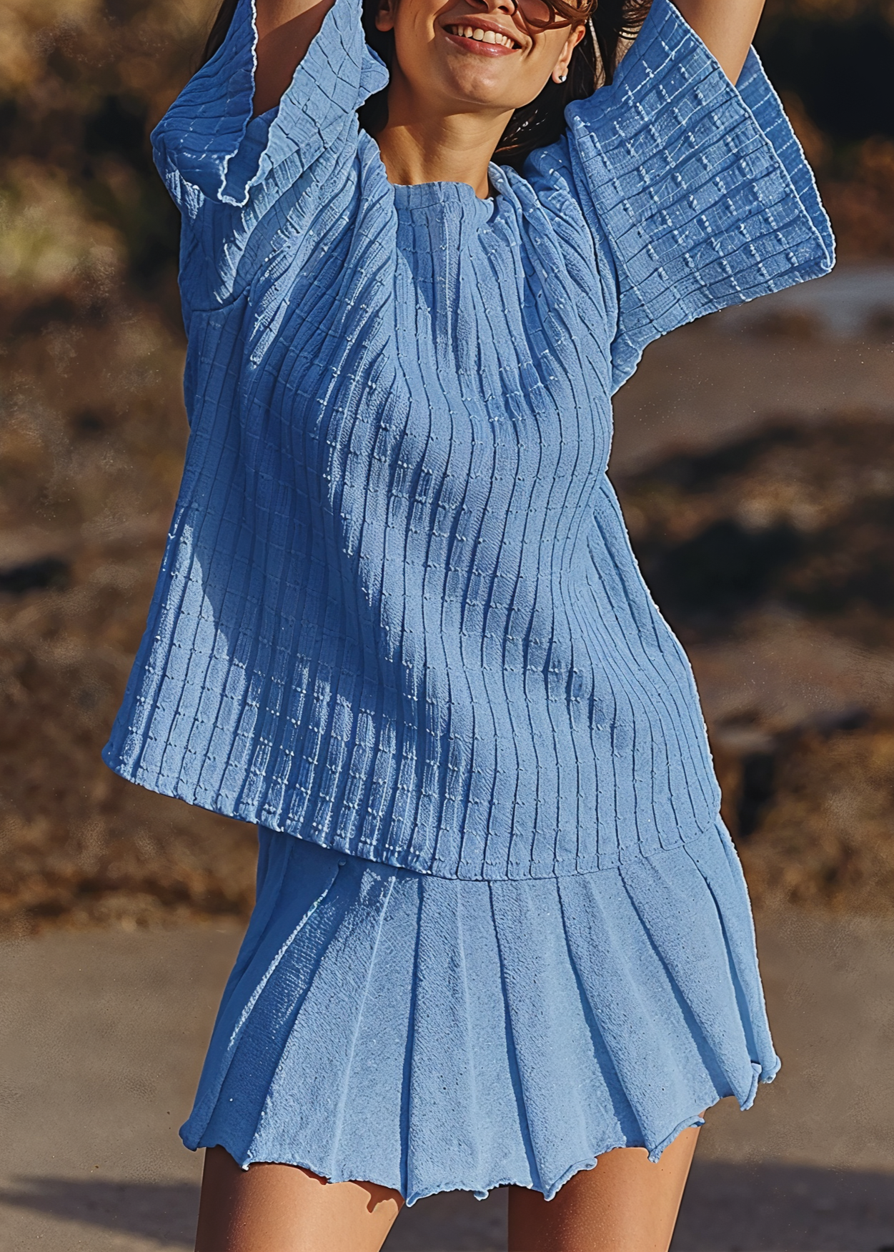 Andie - Knit Sweater (+ Free Pleated Skirt)