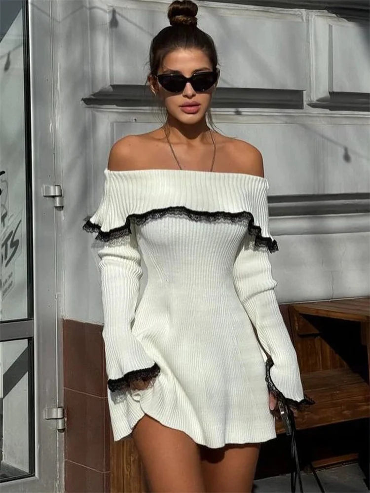 Camila - Knitted Mini Dress