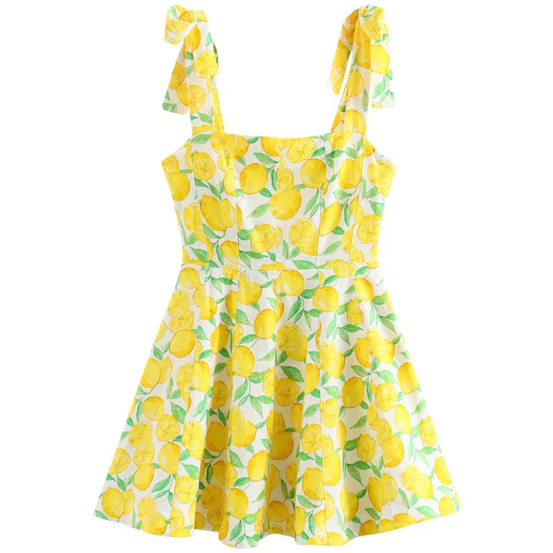 Alice - Amalfi Lemon Dress