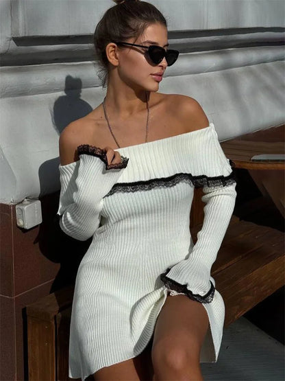 Camila - Knitted Mini Dress