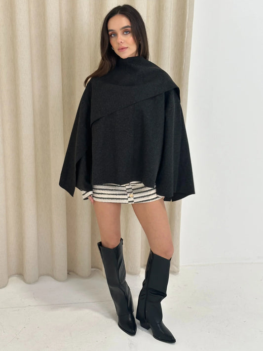 Faye - Scarf Wrap Cape